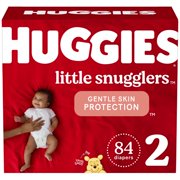 Huggies Little Snugglers Baby Diapers, Size 2, 84 Ct