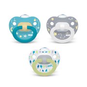 NUKÂ® Orthodontic Pacifiers, 6-18 Months, Neutral, 3 Pack