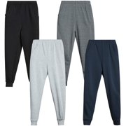 Coney Island Boyâ€™ Sweatpants â€“ 4 Pack Active Fleece Jogger Pants (Sizes: 4-16)