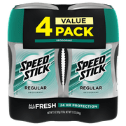 Speed Stick Regular Deodorant - 3.0 oz (4 Pack)