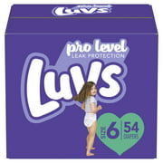 Luvs Ultra Leakguards Diapers, Size 6, 54 Diapers