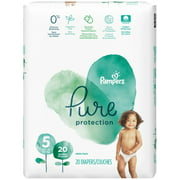 Pampers Pure Protection Natural Diapers, Size 5, 20 ct