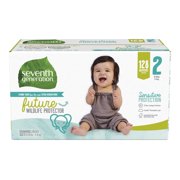 Seventh Generation Protection Baby Diapers Size 2, 128 Count