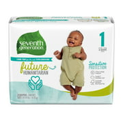 Seventh Generation Free & Clear Sensitive Stage 1 Bab Diapers -- 31 Diapers