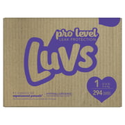 Luvs Pro Level Leak Protection Diapers Size 1 294 Count