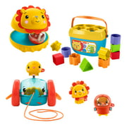 Fisher-Price Busy Buddies Gift Set with 5 Infant Activity Toys (Walmart Exclusive)