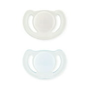 Parent's Choice Newborn Orthodontic Vent Pacifier, 0+ Months, Unisex, Blue & Gray, 2 Pack