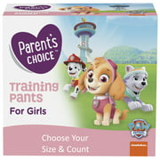 Parent's Choice Girls Training Pants, 4T - 5T, 70 Count