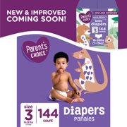 Parent's Choice Diapers, Size 3, 144 Diapers
