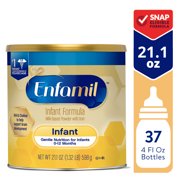 Enfamil Infant Formula, Milk-based Baby Formula with Iron, Omega-3 DHA & Choline, Powder Can, 21.1 Oz
