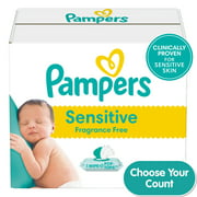 Pampers Sensitive Baby Wipes (Choose Your Count)