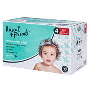 Rascal + Friends Premium Diapers, Size 4, 72 Count