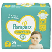 Pampers Swaddlers Hypoallergenic Soft Diapers - Size 2, 29 Count