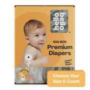 Hello Bello Premium Gender Neutral Baby Diapers I Affordable Hypoallergenic and Eco-Friendly Absorbent Diapers for Babies and Kids I Size 4 I Limited Edition Hide and Seek & Undercover Booties I 62 Co