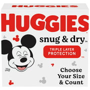 Huggies Snug & Dry Diapers, Size 4, 128 Ct (Select for More Options)