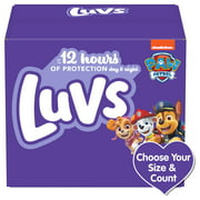 Luvs Diapers Size 6, 124 Count (Choose Your Size & Count)