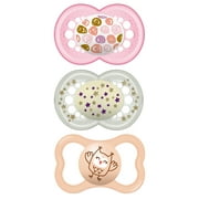 MAM Variety Pack Pacifier, 6+ months, Girl, 3 Pack