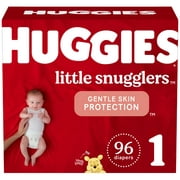 Huggies Little Snugglers Baby Diapers, Size 1, 96 Ct