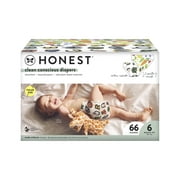 The Honest Company Clean Conscious Diapers, Size 6, 66 ct