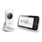 Hello Baby Video Baby Monitor with Camera and Audio, 5" Color LCD Screen, Monitor Camera, Infrared Night Vision, Temperature Display, Lullaby, Two Way Audio and VOX Mode