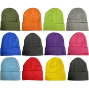 Yacht & Smith 12 Pack of Winter Beanie Hats Bulk for Men Women Kids, Wholesale Winter Hat Beanies