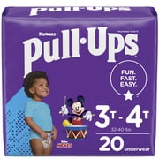Pull-Ups Boys' Potty Training Pants Size 5, 3T-4T, 20 Ct