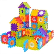 160-Piece Tiles Building Blocks Set, 3D Tiles for Kids Boys Girls, Educational Playset STEM Toys for Toddlers