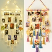 Graduation Gifts 2023 for Her and Him - Graduation Photo Hanging Frame with String Lights for High School College Graduation Gift Party Decorations/White