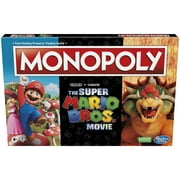 Monopoly The Super Mario Bros. Movie Edition Kids Board Game, Includes Bowser Token