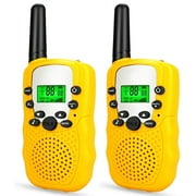 ZIOBLW Happy Gift Toys for 3-12 Year Old Girls, Walkie Talkies for Kids Toys for 3-12 Year Old Boys Toys Gifts for Teen Boys Gifts for Teen Girls Birthday Gifts (Yellow)