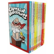 Captain Underpants 10 Book Set by Dav Pilkey