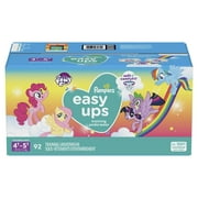Pampers Easy Ups Training Underwear Girls, Size 6 4T-5T, 92 Count