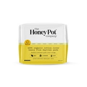The Honey Pot Company, Herbal Daytime Heavy Flow Pads with wings, Organic Cotton Cover, 16 ct.