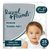 Rascal + Friends Premium Training Pants 2T-3T, 25 Count (Select for More Options)