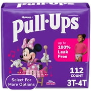 Pull-Ups Girls' Potty Training Pants, 3T-4T (32-40 lbs), 112 Count