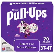 Pull-Ups Girls' Potty Training Pants, 3T-4T (32-40 lbs), 70 Count (Select for More Options)