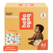 Hello Bello Premium Baby Diapers, Infant Size 1, 82 Count (Select for More Options)