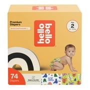 Hello Bello Premium Baby Diapers, Size 2 for Infants, 74 Count (Select for More Options)