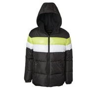 iXtreme Boys Colorblock Stripe Puffer Jacket, Sizes 4-18