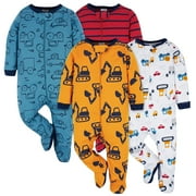 Gerber Baby Boy or Girl Gender Neutral Sleep 'n Play Footed Pajamas, 4-Pack