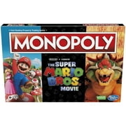 Monopoly The Super Mario Bros. Movie Edition Kids Board Game, Includes Bowser Token