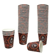 50 Count High Quality Disposable Paper Hot Coffee Cups, Perfect For Hot Drinks Tea & Coffee, Coffee Shops And Bars (8 oz)