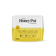 The Honey Pot Company, Herbal Daytime Heavy Flow Pads with wings, Organic Cotton Cover, 16 ct.