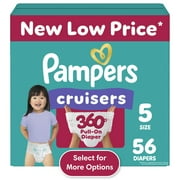 Pampers Cruisers Diapers 360 Size 5, 56 Count (Select for More Options)