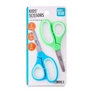 Pen+Gear 5-inch Blunt-tip Kids Scissors, School Supplies, 2-pack, Blue & Green